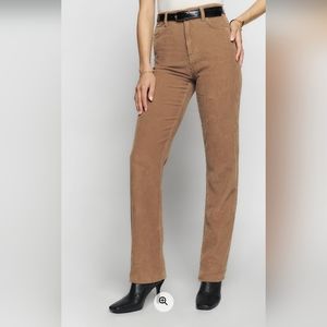 New Reformation Corduroy Pants NWT